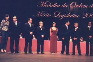 2007 - Entrega da medalha da Ordem do Mérito Legislativo 2007